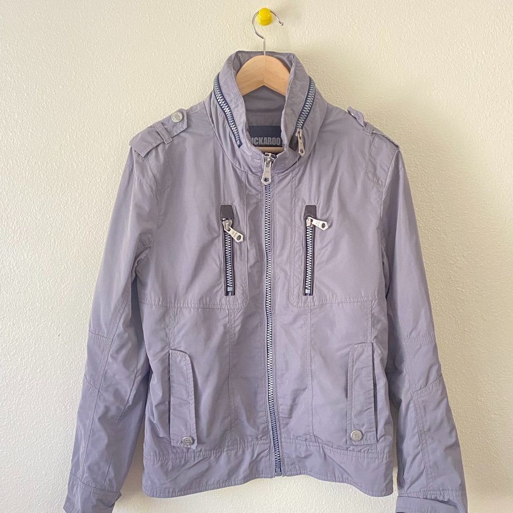 Buckaroo Jeans, Large Silver Gray Jacket